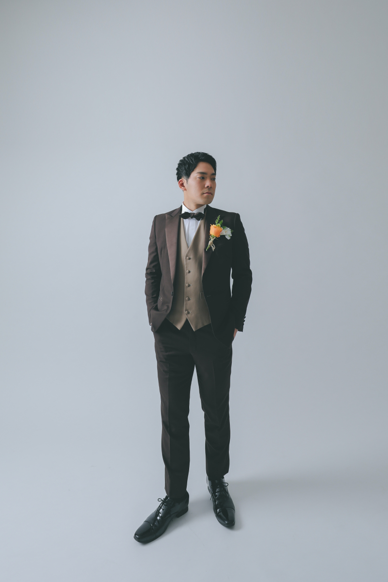 ソロカットも撮りました（ご新郎様ver）