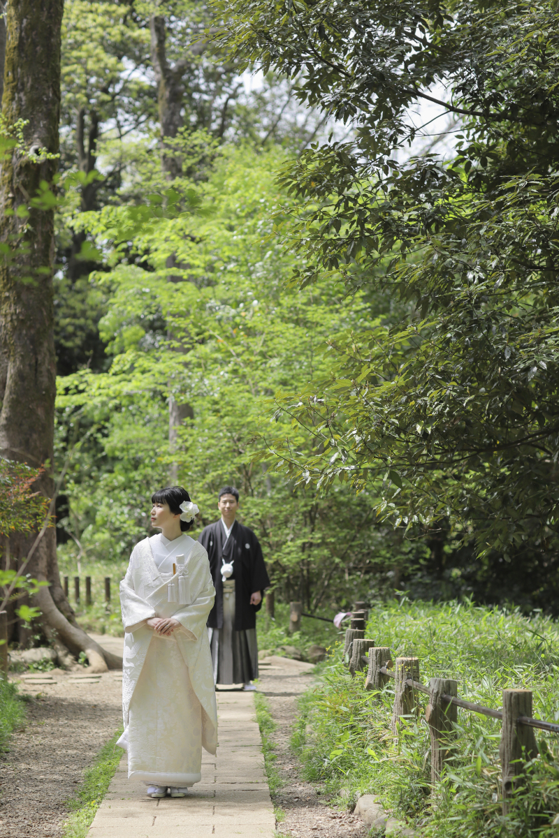 公園内にいろいろな撮影スポットがあります