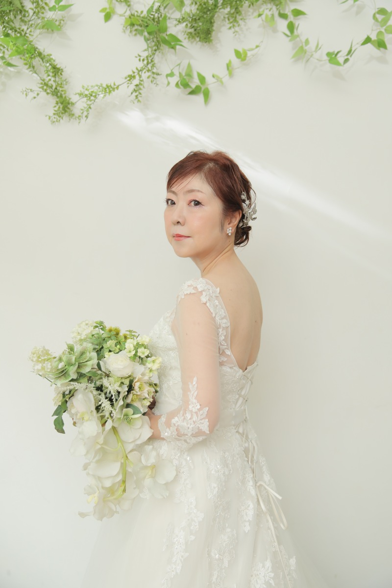 ご新郎様の後ろ姿のソロカット