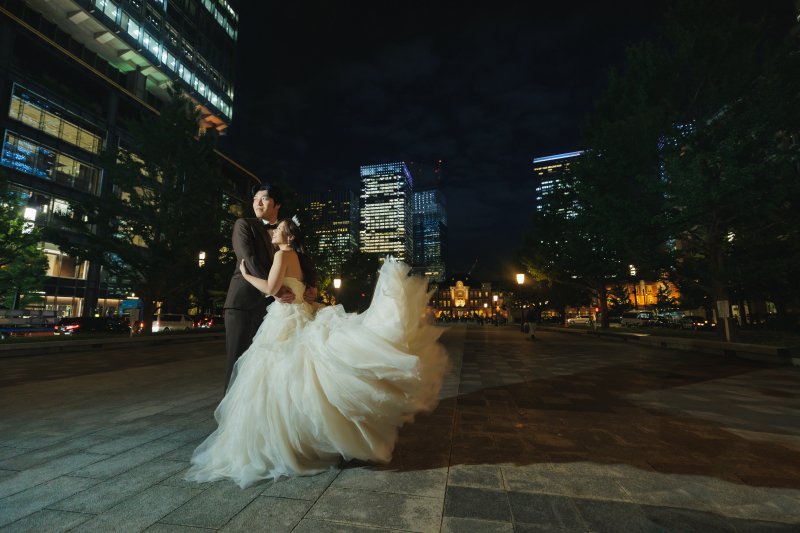 屋内庭園スタジオ+東京駅夜景ロケーション!