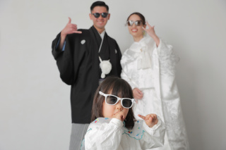 お子様と一緒に和装撮影！