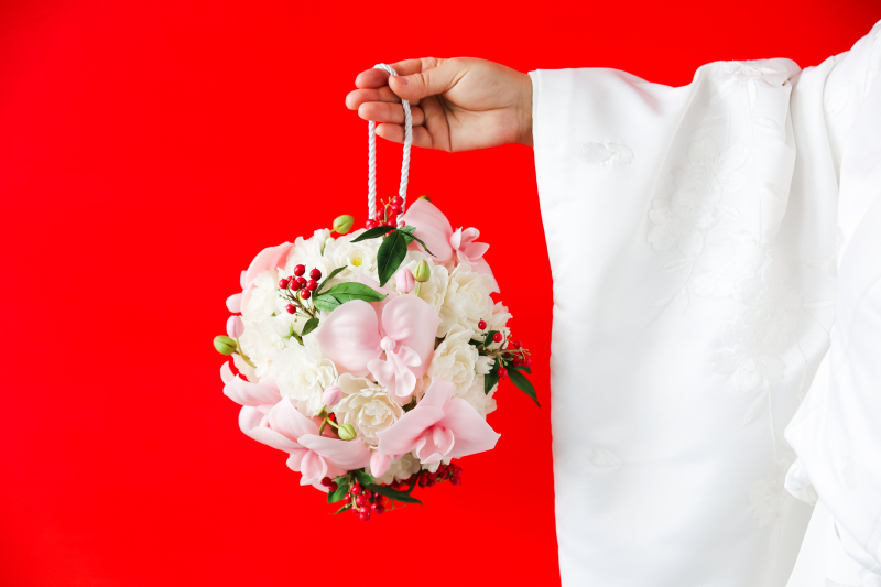 ハンドメイドなブーケな写真