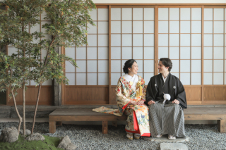 屋内庭園スタジオ撮影