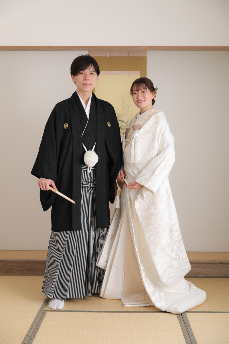 フォーマルな立ち姿