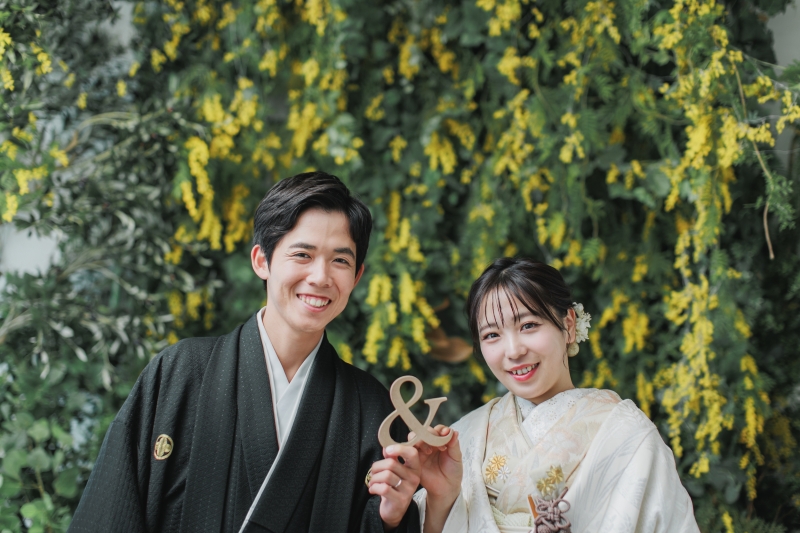 お持ち込みの小物と。