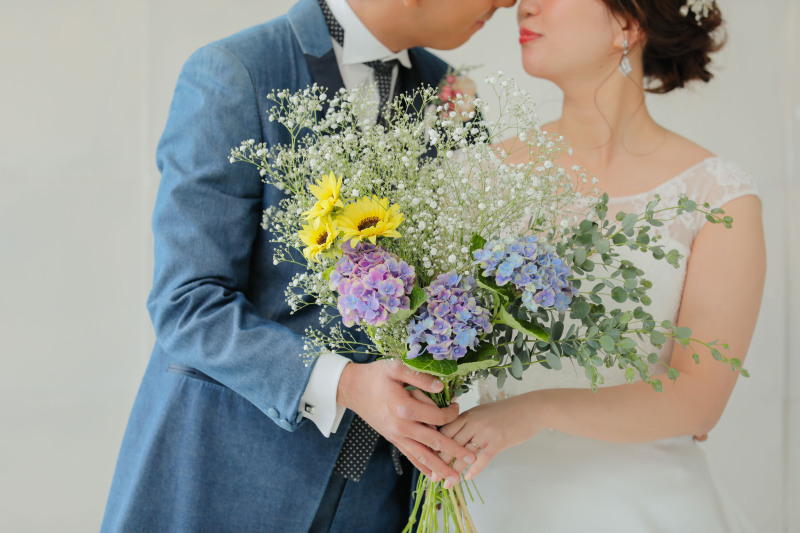 持ち込みブーケ♪