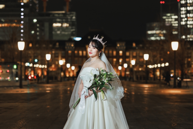 新婦様のソロカット。