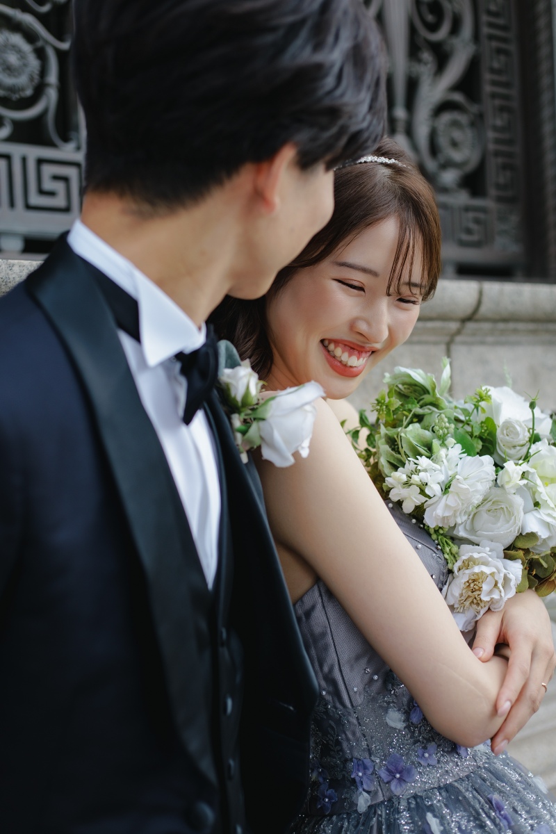 嬉しそうなご新婦様