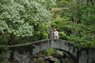 有栖川宮記念公園で和装撮影！