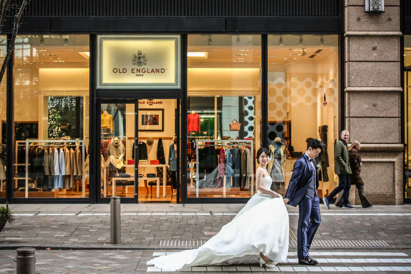 いつもふたりで歩く街を