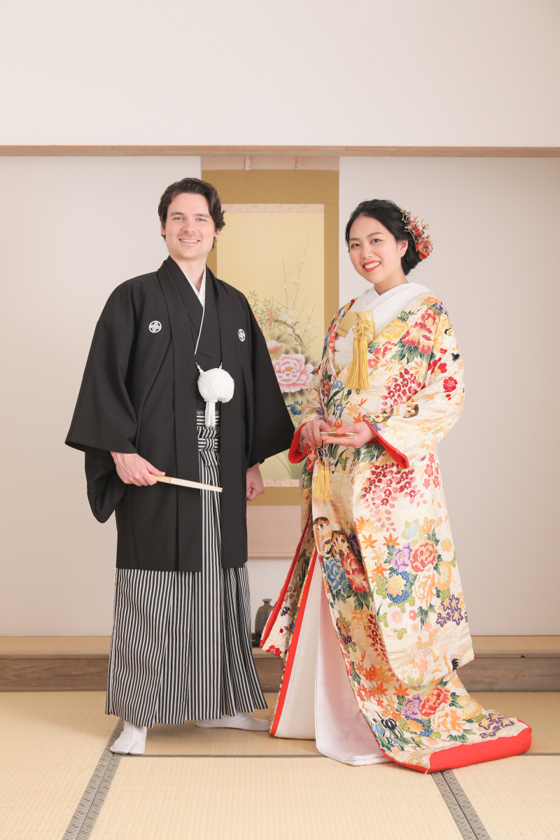 かっちりした立ち姿