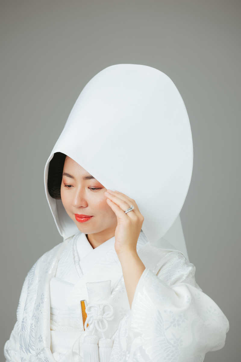日本髪+綿帽子で残す伝統的な婚礼フォト　9