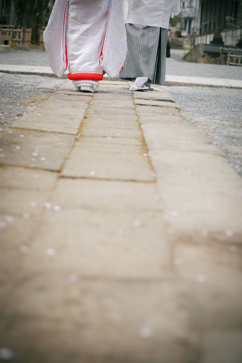 撮影終了後の帰り道