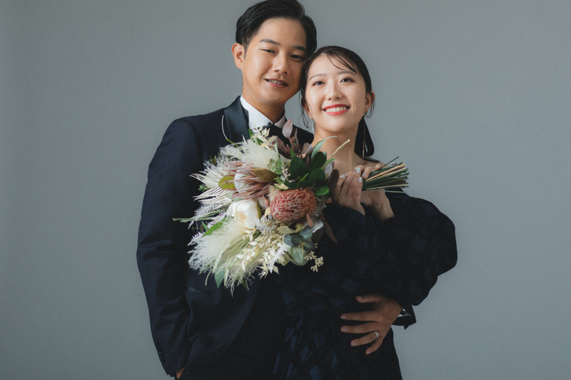 ブーケも際立ちますね