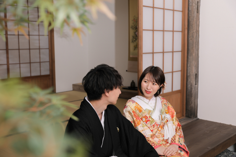 新婦様の表情