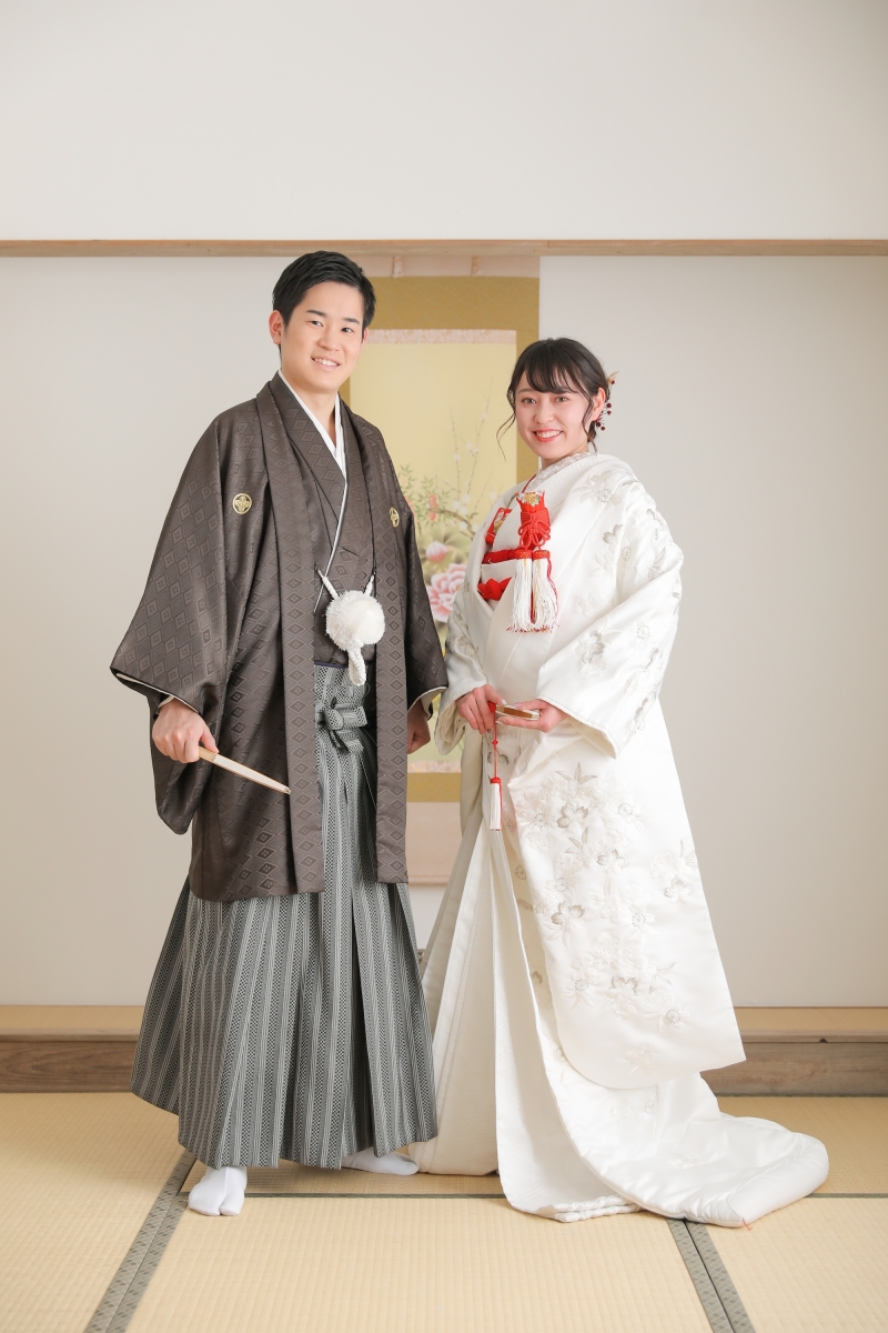 かっちりした立ち姿