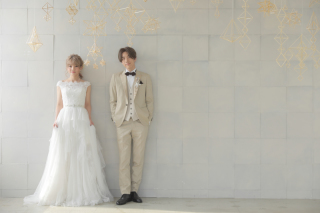 絵本の中のようなお二人♡