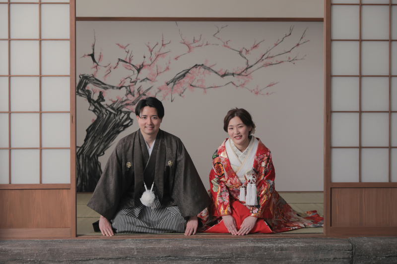 お辞儀ショット