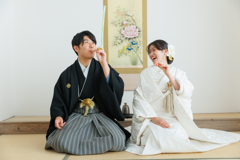 二人で楽しく！屋内庭園スタジオ撮影＾＾