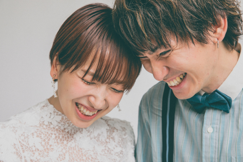 おふたりの笑顔を画角いっぱいに