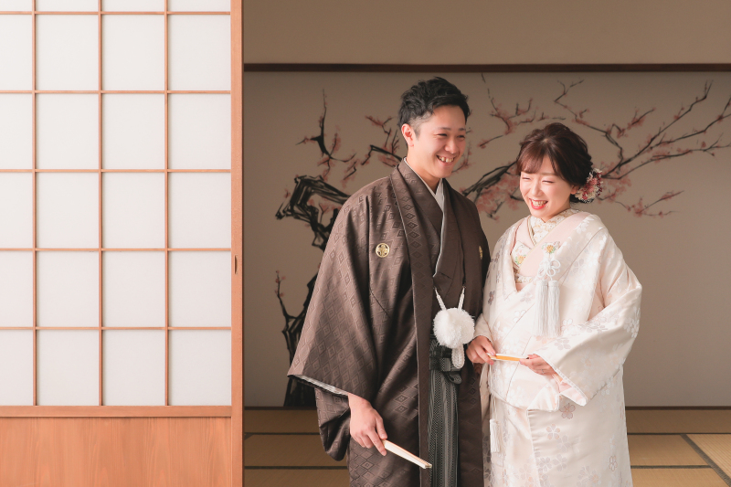 自然な笑顔がとっても可愛いお二人でした・・