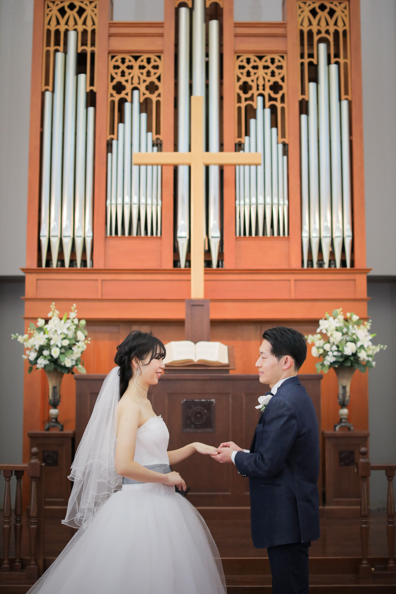 指輪交換シーン