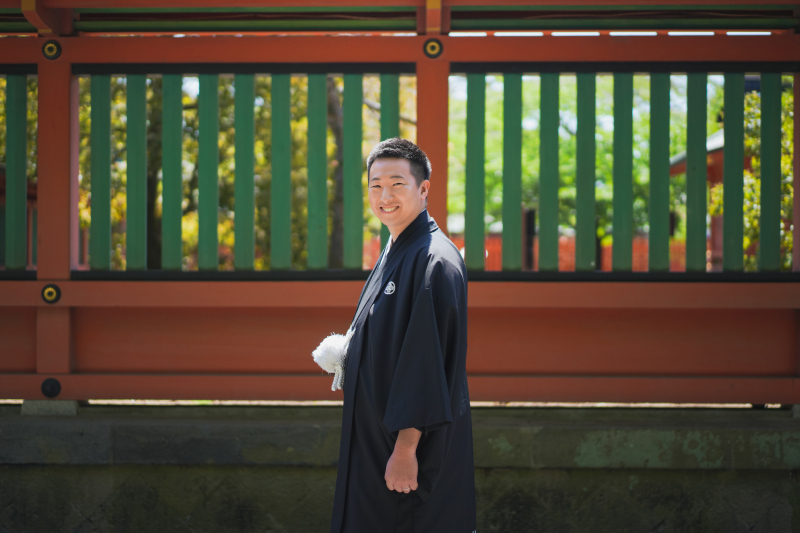 新郎様ソロカット。