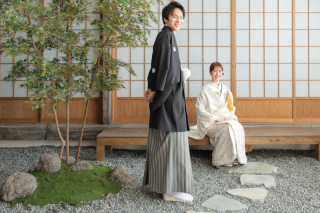 和装屋内庭園スタジオ＆洋装ハウススタジオ