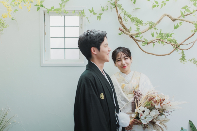 お二人の雰囲気に合わせて。