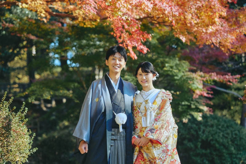 紅葉のロケーション撮影