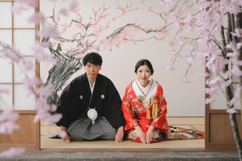 お茶室の中へ・・