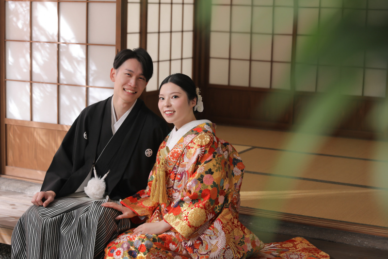 縁側でのショット