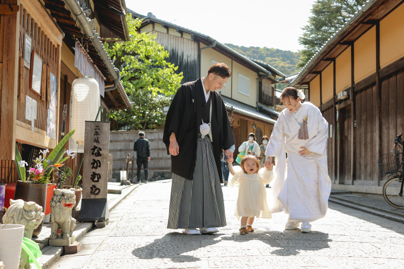 機嫌直してくれて3人でお散歩☆