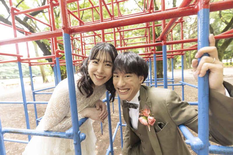 砧公園での撮影