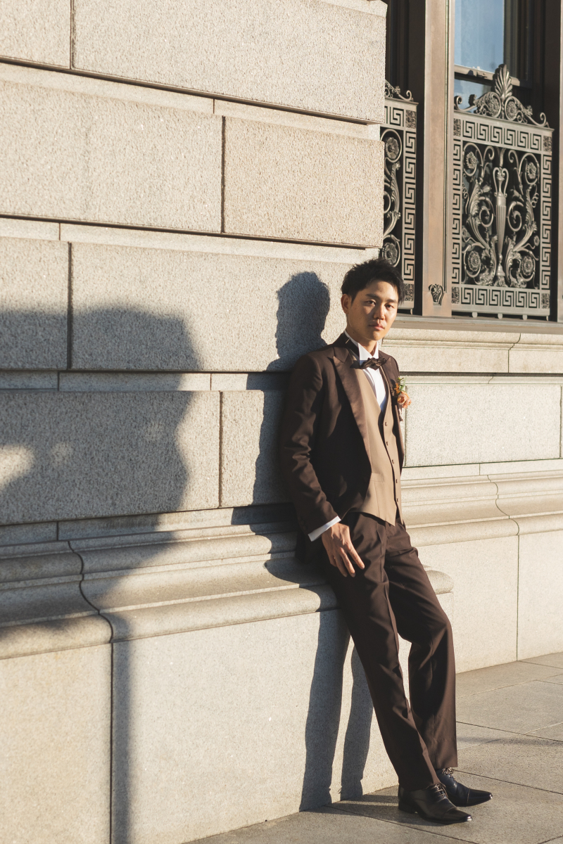 新郎さんもバチイケです