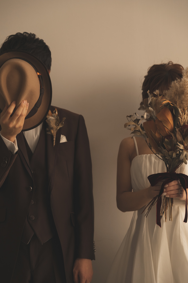 お持ち込み頂いたハットで・・