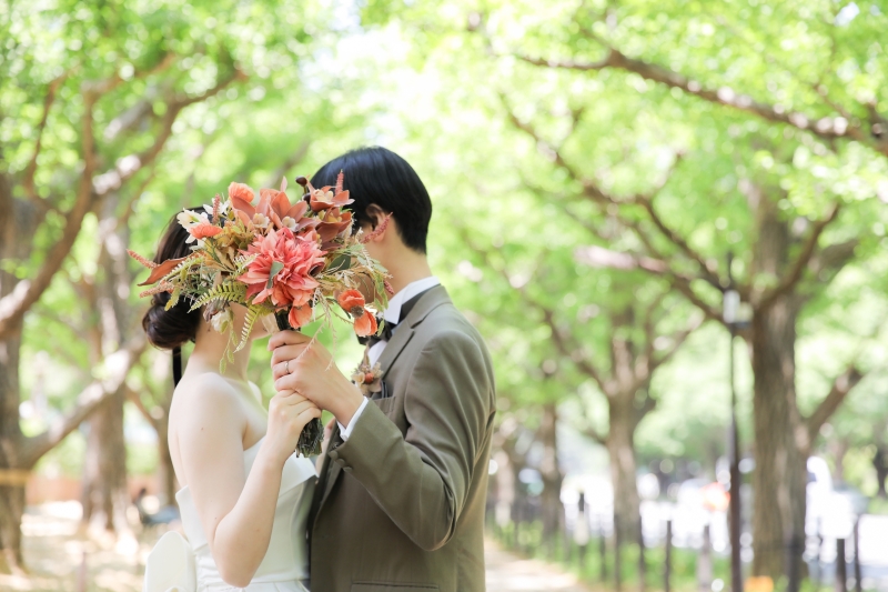 ブーケを使って