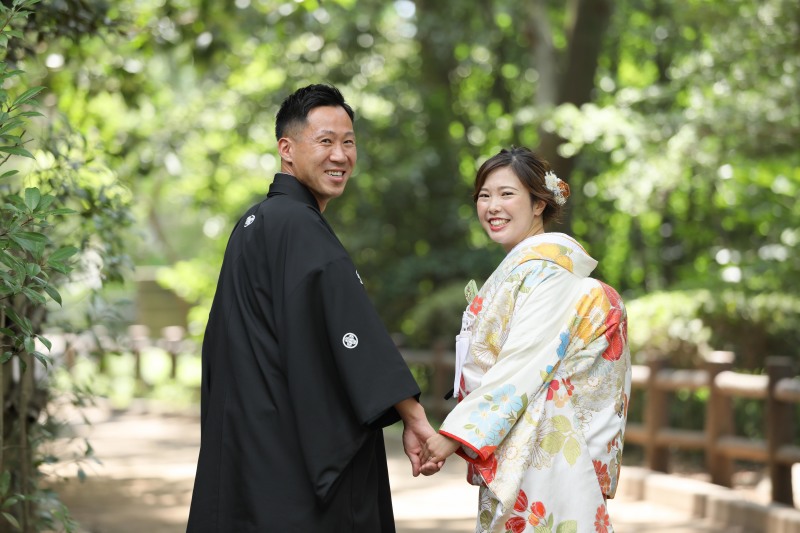 ご新郎様も一緒に。