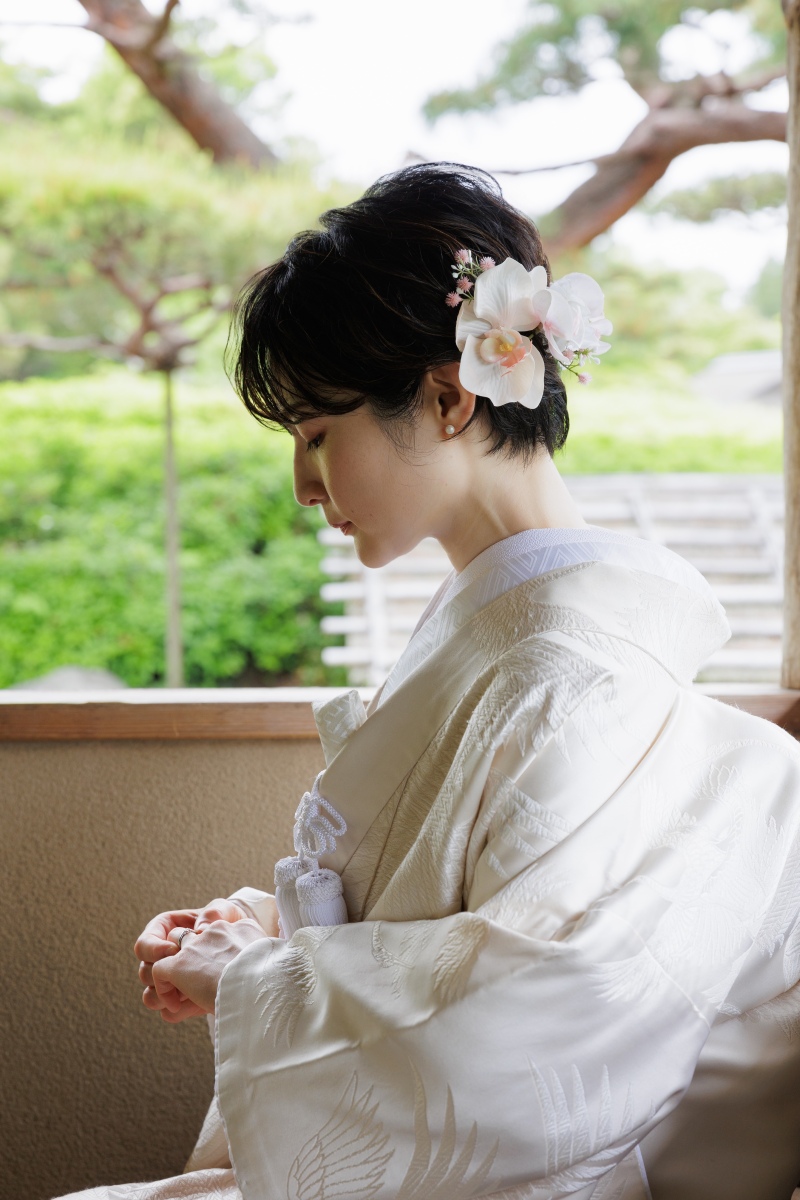 ご新婦様の横顔