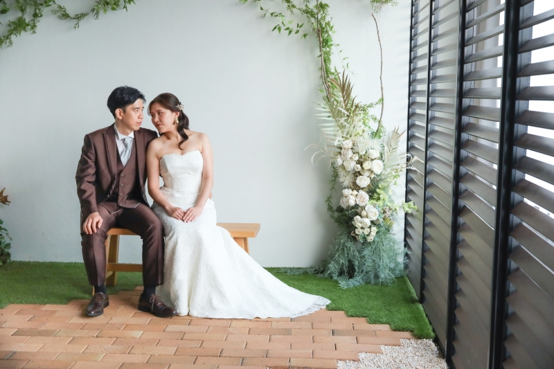 夕陽を見ながら