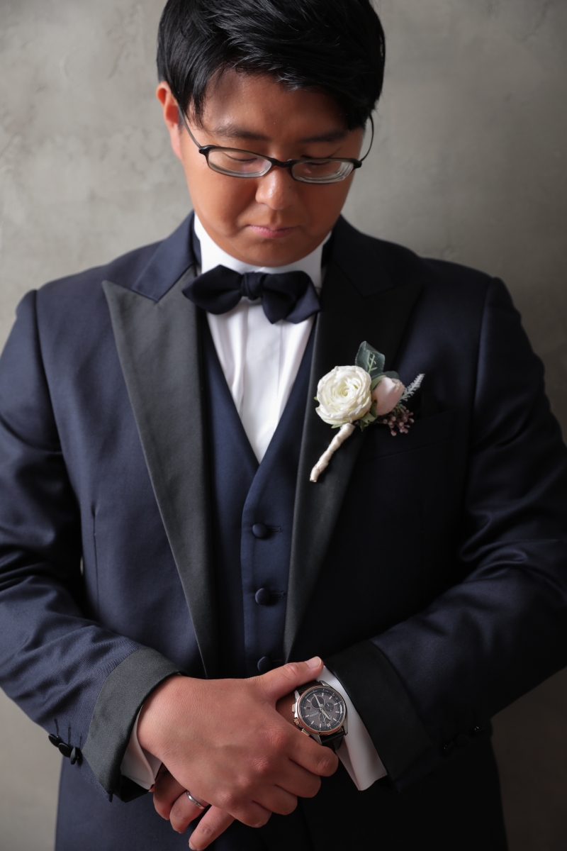 新郎さんのソロショット