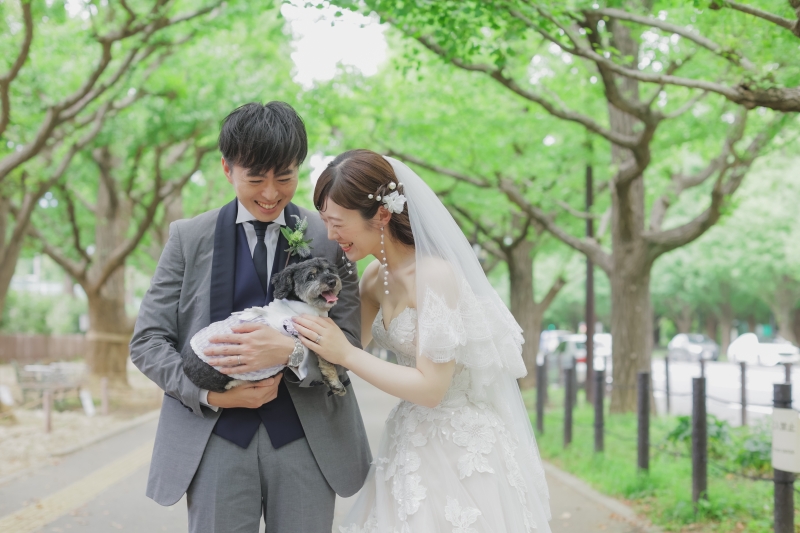 わんちゃんも一緒に♪