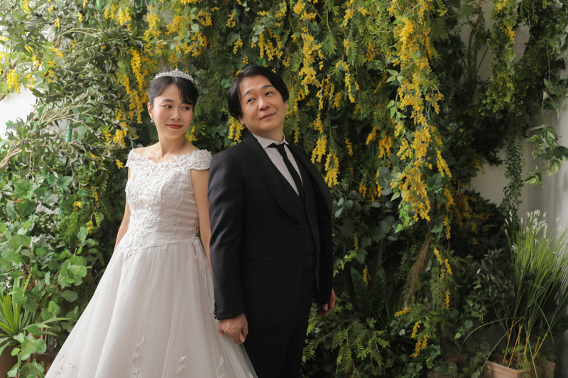 洋装でのショット