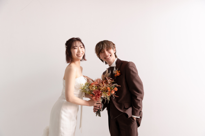 ラストカットはブーケと一緒に