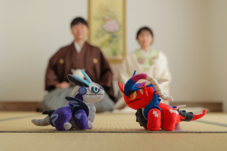 小物と一緒に屋内庭園スタジオ♪