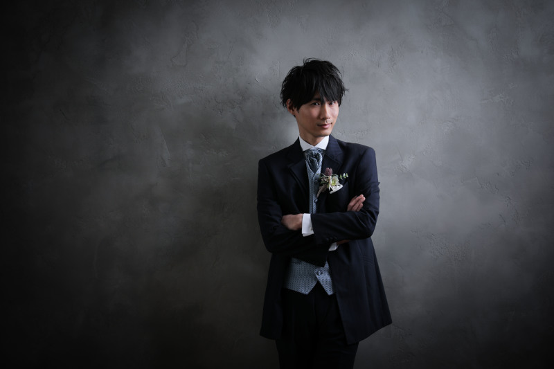 シックに決めたソロショット