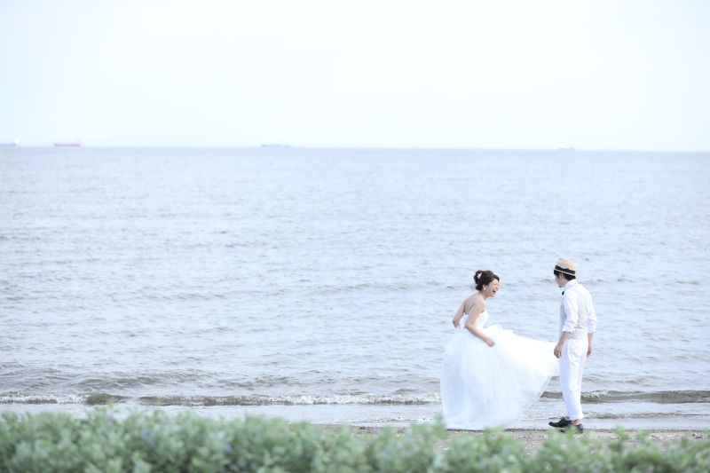 海風に負けないヘアスタイル！