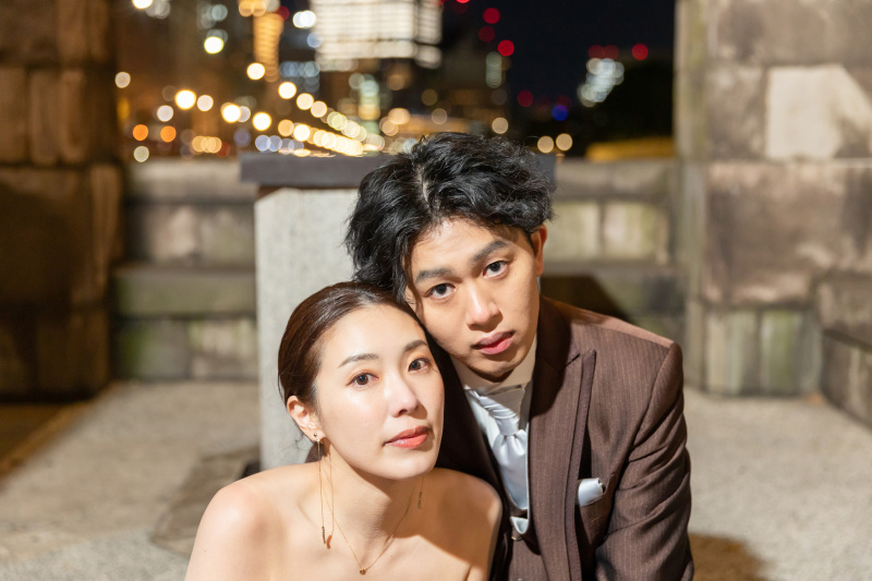 お顔を寄せて
