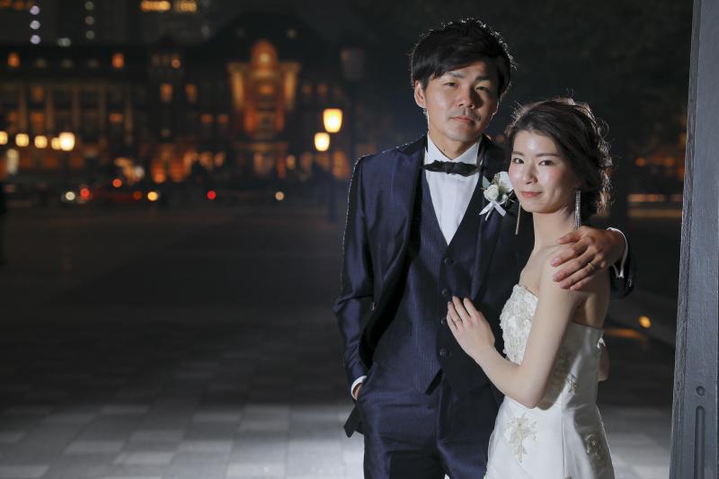 東京駅周辺の夜景ショット！