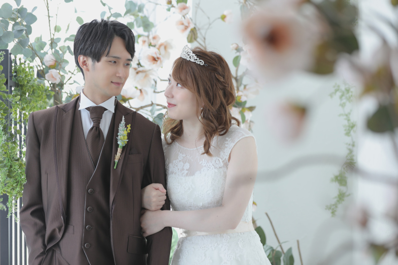 ぐっと寄り添って